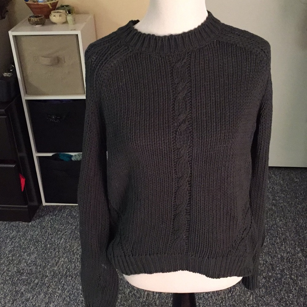 Chunky Si AIE sweater Dark Green